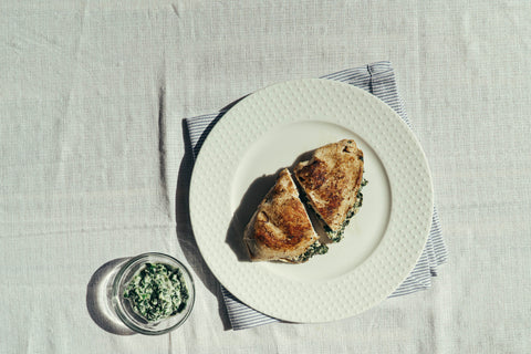 Poitrine de poulet farcie aux épinards et à la ricotta 
